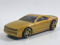 2002 Hot Wheels Spectraflame 2 Muscle Tone Metalflake Gold Die Cast Toy Car Vehicle