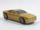 2002 Hot Wheels Spectraflame 2 Muscle Tone Metalflake Gold Die Cast Toy Car Vehicle