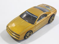 2002 Hot Wheels Spectraflame 2 Muscle Tone Metalflake Gold Die Cast Toy Car Vehicle