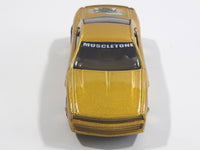 2002 Hot Wheels Spectraflame 2 Muscle Tone Metalflake Gold Die Cast Toy Car Vehicle