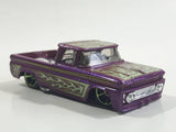 2013 Hot Wheels HW Showroom: HW Hot Trucks Custom '62 Chevy Truck Metalflake Purple Die Cast Toy Car Vehicle