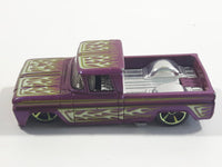 2013 Hot Wheels HW Showroom: HW Hot Trucks Custom '62 Chevy Truck Metalflake Purple Die Cast Toy Car Vehicle