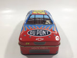 2001 Palmers Double Crisp Jeff Gordon #24 Chevrolet "Dupont" Nascar Race Car Shaped Tin Collectible #7904850 - Empty