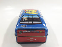 2001 Palmers Double Crisp Jeff Gordon #24 Chevrolet "Dupont" Nascar Race Car Shaped Tin Collectible #7904850 - Empty