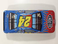 2001 Palmers Double Crisp Jeff Gordon #24 Chevrolet "Dupont" Nascar Race Car Shaped Tin Collectible #7904850 - Empty