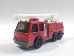 1992 Tonka Fire Ladder Truck Red Die Cast Toy Car Construction Equipment Vehicle - McDonald's Happy Meal