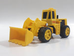 1990 Tonka Front End Loader Yellow Plastic Die Cast Toy Car Construction Equipment Vehicle