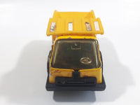 Vintage 1970s Tonka Dump Truck Yellow Pressed Steel Die Cast Toy Car Construction Equipment Vehicle - Made in Hong Kong