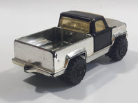 Vintage 1978 Tonka Pickup Truck Chrome and Black Pressed Steel Die Cast Toy Car Construction Equipment Vehicle - Made in U.S.A.