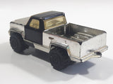 Vintage 1978 Tonka Pickup Truck Chrome and Black Pressed Steel Die Cast Toy Car Construction Equipment Vehicle - Made in U.S.A.