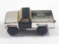 Vintage 1978 Tonka Pickup Truck Chrome and Black Pressed Steel Die Cast Toy Car Construction Equipment Vehicle - Made in U.S.A.