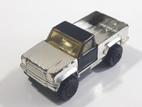 Vintage 1978 Tonka Pickup Truck Chrome and Black Pressed Steel Die Cast Toy Car Construction Equipment Vehicle - Made in U.S.A.