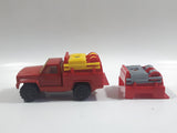 Vintage 1978 Tonka Pickup Truck Fire Fighting Red Pressed Steel Die Cast Toy Car Construction Equipment Vehicle - Made in Mexico