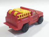 Vintage 1978 Tonka Pickup Truck Fire Fighting Red Pressed Steel Die Cast Toy Car Construction Equipment Vehicle - Made in Mexico