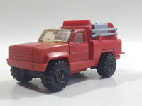 Vintage 1978 Tonka Pickup Truck Fire Fighting Red Pressed Steel Die Cast Toy Car Construction Equipment Vehicle - Made in Mexico