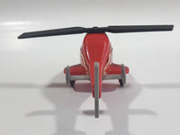 Tonka Fire Rescue #3 Helicopter Red Plastic Die Cast Toy Aircraft Vehicle