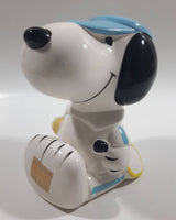 Vintage United Features Syndicate Snoopy Tennis Player Themed Ceramic Coin Bank