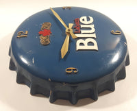 Rare Vintage Style Labatt's Blue 3D Bottle Cap Shaped Clock