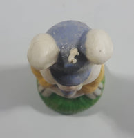 Bunny Farmer Holding Shovel 6 1/4" Tall Wax Candle