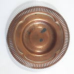 Vintage Engraved Copper Metal Ashtray