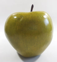 Large 5 1/2" Tall Green Plastic Apple