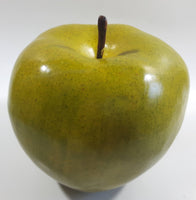 Large 5 1/2" Tall Green Plastic Apple