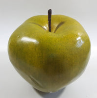 Large 5 1/2" Tall Green Plastic Apple