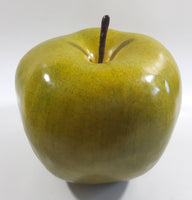 Large 5 1/2" Tall Green Plastic Apple