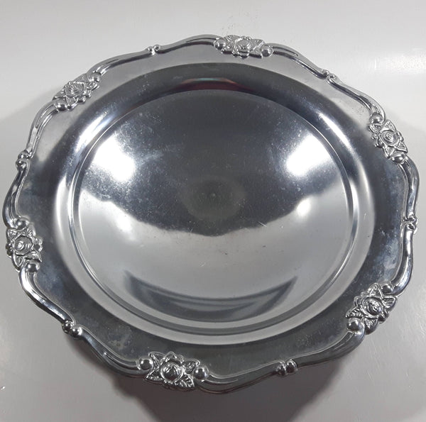 12" Diameter Metal Serving Dish Made in Korea