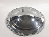 12" Diameter Metal Serving Dish Made in Korea