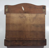 Vintage Wooden Mail and Key Holder