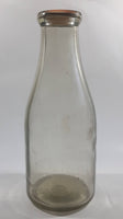 Vintage Avalon Dairy Pasteurized & Homogenized 10" Tall Glass Milk Bottle with Cap - This Bottle Made in Winnipeg