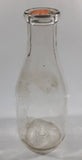 Vintage Avalon Dairy Pasteurized & Homogenized 10" Tall Glass Milk Bottle with Cap