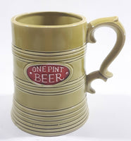 Vintage One Pint Beer Green Ceramic Beer Stein Made in Japan