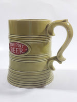 Vintage One Pint Beer Green Ceramic Beer Stein Made in Japan