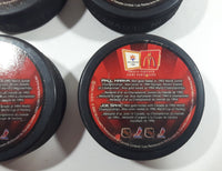 2002 McDonald's Salt Lake City Olympics Team Canada NHL Ice Hockey Players Set of 4 Pucks Gretzky, Lemieux, Niedermayer, Kariya, Sakic