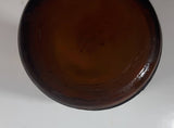 Vintage 5 3/8" Tall Amber Brown Glass Bottle