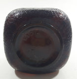 7 1/2" Tall Brandy Amber Brown Glass Bottle