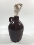 Vintage LAY OFF This is the Old Man's Private Stock Topless Woman Whisky Jug Decanter Pottery Bottle