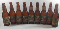 Vintage Set of 9 Capilano Brewery Vancouver Old Style Beer Amber Brown Glass Bottles