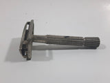 Vintage Face Shaver Razor Etched Pattern Metal Handle