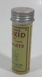 Vintage Ayrton's Tinoxid Brand Tin and Tin Oxide Tablets Small Metal Container