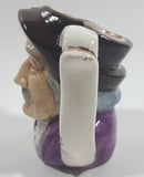 Vintage Toby Style Face Head Hand Painted Ceramic Pottery Figurine Mug Cup 3 1/2" Tall Made in Japan