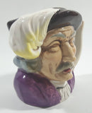 Vintage Toby Style Face Head Hand Painted Ceramic Pottery Figurine Mug Cup 3 1/2" Tall Made in Japan