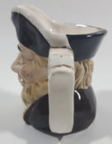 Vintage Toby Style Face Head Hand Painted Ceramic Pottery Figurine Mug Cup 3 1/2" Tall Made in Japan