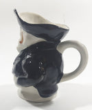 Vintage J Bull Toby Style Face Head Hand Painted Ceramic Pottery Figurine Jug Pitcher 5" Tall