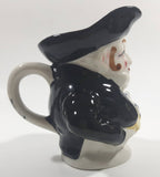 Vintage J Bull Toby Style Face Head Hand Painted Ceramic Pottery Figurine Jug Pitcher 5" Tall