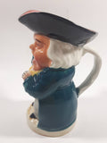 Vintage Burlington Ware Toby Style Oyez Town Cryer Hand Painted Ceramic Pottery Figurine Jug Pitcher 6" Tall Made in England