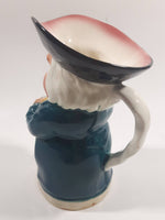 Vintage Burlington Ware Toby Style Oyez Town Cryer Hand Painted Ceramic Pottery Figurine Jug Pitcher 6" Tall Made in England