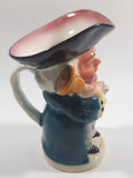 Vintage Burlington Ware Toby Style Oyez Town Cryer Hand Painted Ceramic Pottery Figurine Jug Pitcher 6" Tall Made in England